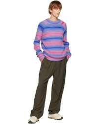 AGR Pink Blue Raglan Sweater