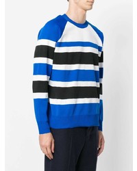 AMI Alexandre Mattiussi Raglan Sleeves Striped Sweater