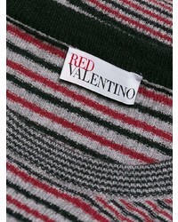RED Valentino Ribbed Striped Jumper