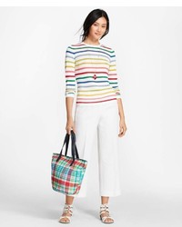 Brooks Brothers Shimmer Stripe Sweater