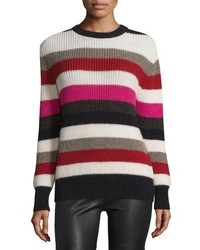 IRO Solal Striped Ribbed Sweater Multicolor