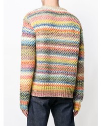 Paura Stripe Pattern Sweater