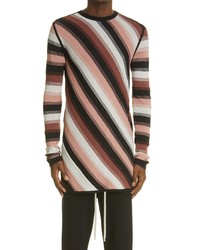 Rick Owens Stripe Virgin Wool Sweater