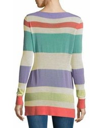 Autumn Cashmere Striped Boatneck Sweater