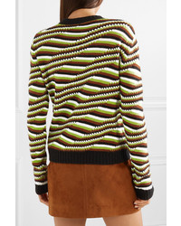 Prada Striped Cashmere Sweater