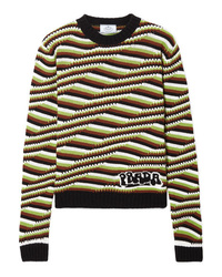 Prada Striped Cashmere Sweater