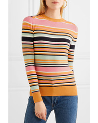 JoosTricot Striped Cotton Blend Sweater