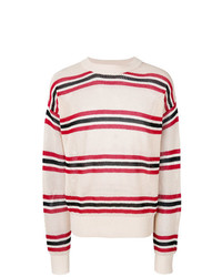 Laneus Striped Long Sleeve Sweater