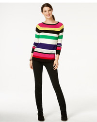American Living Striped Long Sleeve Sweater Only At Macys