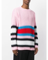 MSGM Striped Rib Knit Sweater