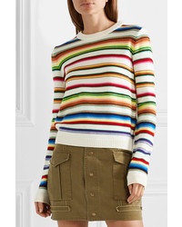 Saint Laurent Striped Wool Sweater