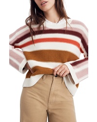 Madewell Valleyscape Stripe Pullover Sweater
