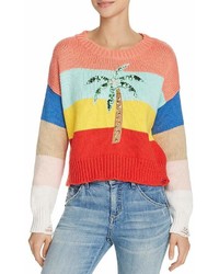 Wildfox Couture Wildfox Cayman Palm Striped Sweater