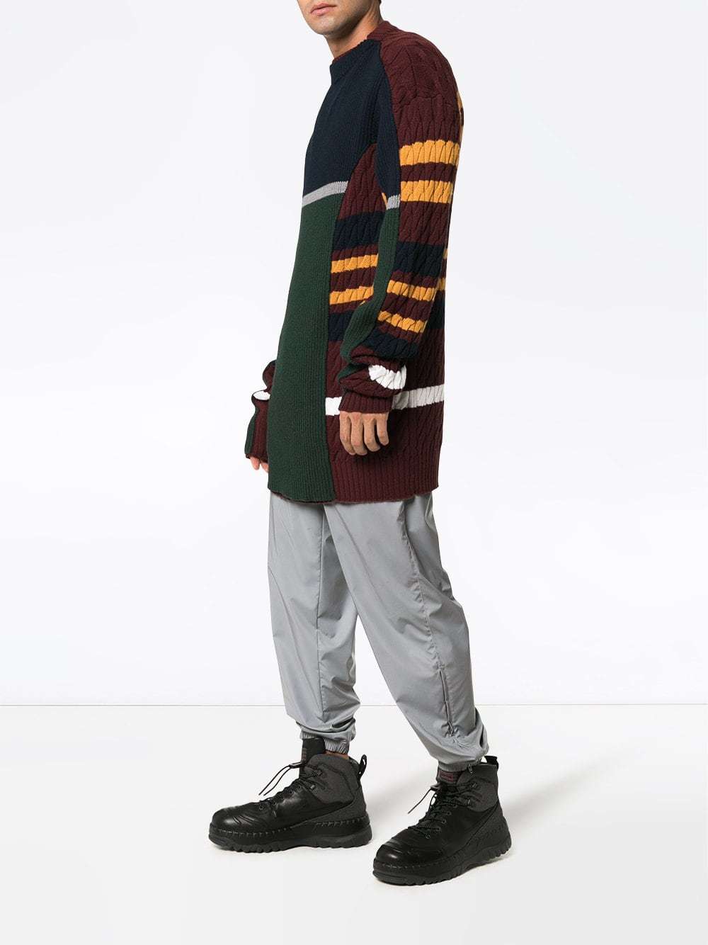 Y/Project Y Project Skinny Knit Crew Neck Long Sleeve Jumper, $459