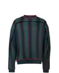 Y/Project Y Project Striped Cable Knit Jumper