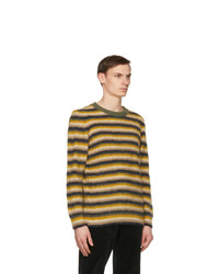 Wood Wood Yellow Striped John Sweater