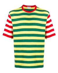 Sunnei Colour Block Stripe T Shirt