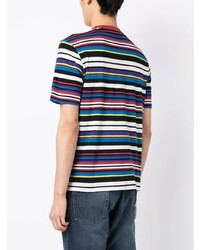 PS Paul Smith Colour Block Striped T Shirt