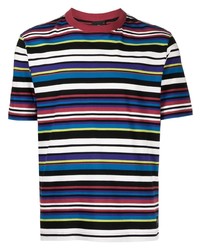PS Paul Smith Colour Block Striped T Shirt