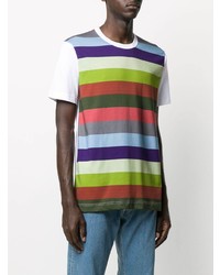 Comme Des Garcons SHIRT Comme Des Garons Shirt Stripe Print T Shirt