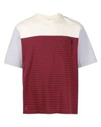 Marni Contrast Stripe Panel T Shirt