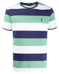 Polo Ralph Lauren Embroidered Logo Striped T Shirt