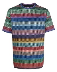 Paul Smith Horizontal Stripe Cotton T Shirt