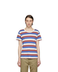 VISVIM Multicolor Striped A Line T Shirt