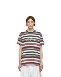Loewe Multicolor Striped T Shirt