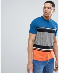 PS Paul Smith Multiple Stripe T Shirt In Orange