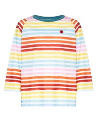 Icecream Rainbow Stripe Crew Neck T Shirt