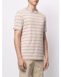 Gieves & Hawkes Short Sleeved Striped T Shirt
