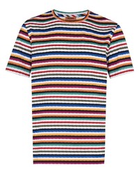 Missoni Stripe Pattern Crew Neck T Shirt