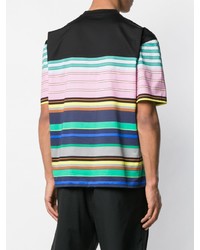 Prada Stripe Print T Shirt