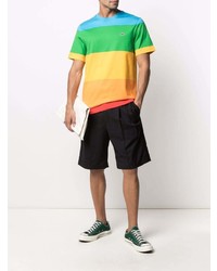 Lacoste Stripe Print T Shirt