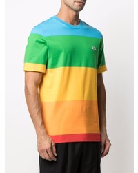 Lacoste Stripe Print T Shirt