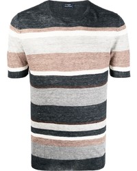 Barba Stripe Print T Shirt