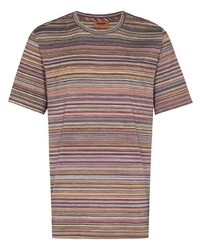 Missoni Striped Crochet Knit T Shirt