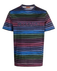 Missoni Striped Logo Print T Shirt
