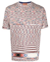 Missoni Striped Pattern Short Sleeve T Shirt