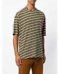 Marni Striped Print T Shirt