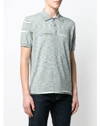 Missoni Striped Short Sleeve Polo Top