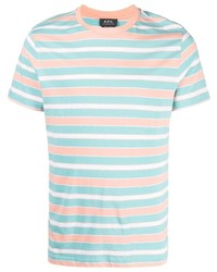 A.P.C. Striped Short Sleeve T Shirt