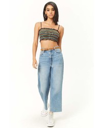 Forever 21 Striped Cropped Cami