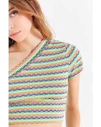 Urban Outfitters Uo Melby One Shoulder Cropped Top