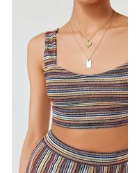 Urban Outfitters Uo Shea Striped Tank Top