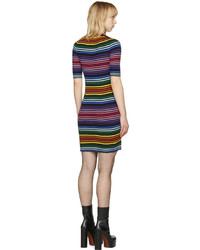 Marc Jacobs Multicolor Striped Dress