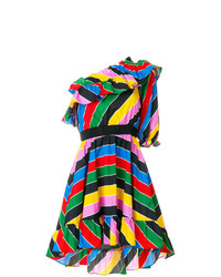 Philosophy di Lorenzo Serafini Stripe Ruffled Dress