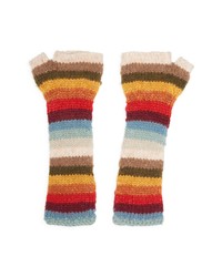 Multi colored Horizontal Striped Gloves