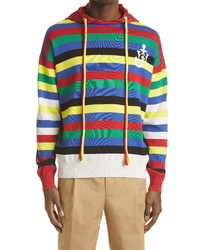 Moncler Genius X 1 Jw Anderson Stripe Cotton Sweater Hoodie